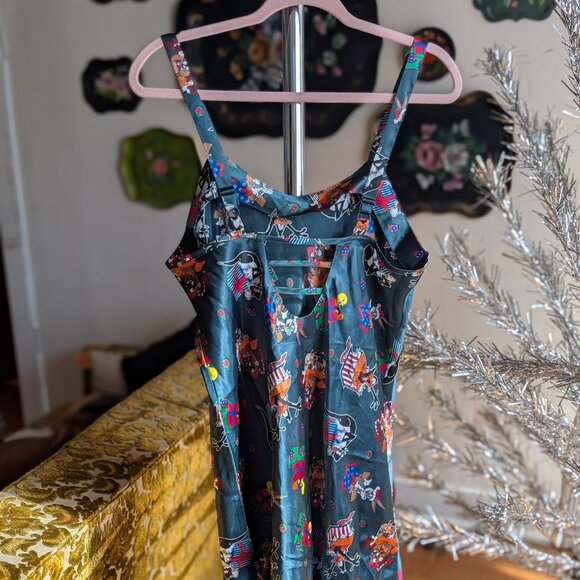 Vintage 1997 Looney Tunes Satin Night Gown - Picture 3 of 6